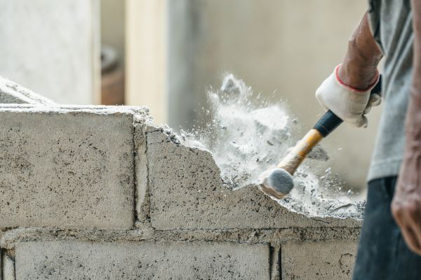 Block Wall Demolition in Naperville